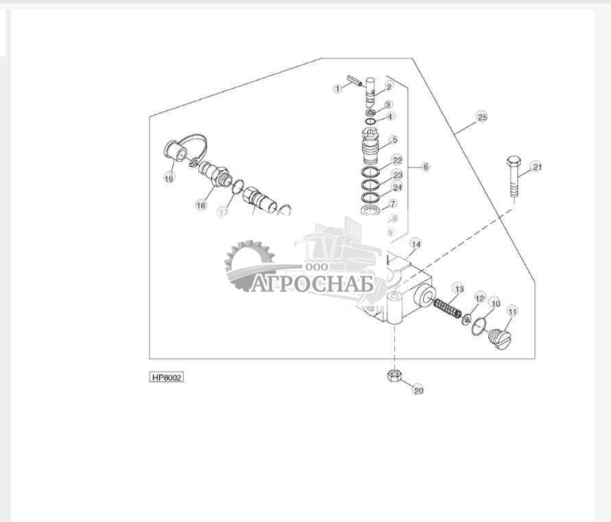 REEL DRIVE FLOW CONTROL VALVE 